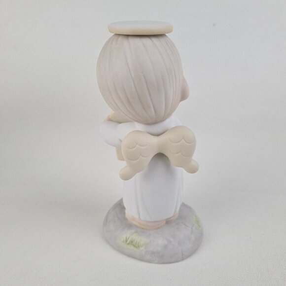 Precious Moments 521868 The Greatest Of These Is Love Porcelain Figurine Vntg - Picture 5 of 7